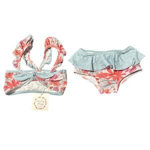 Cheeky Plum Bathing Suit Toddler Girl 18-24m NWT Floral Boho Two Piece